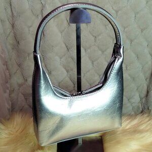 Metallic Silver Handbag